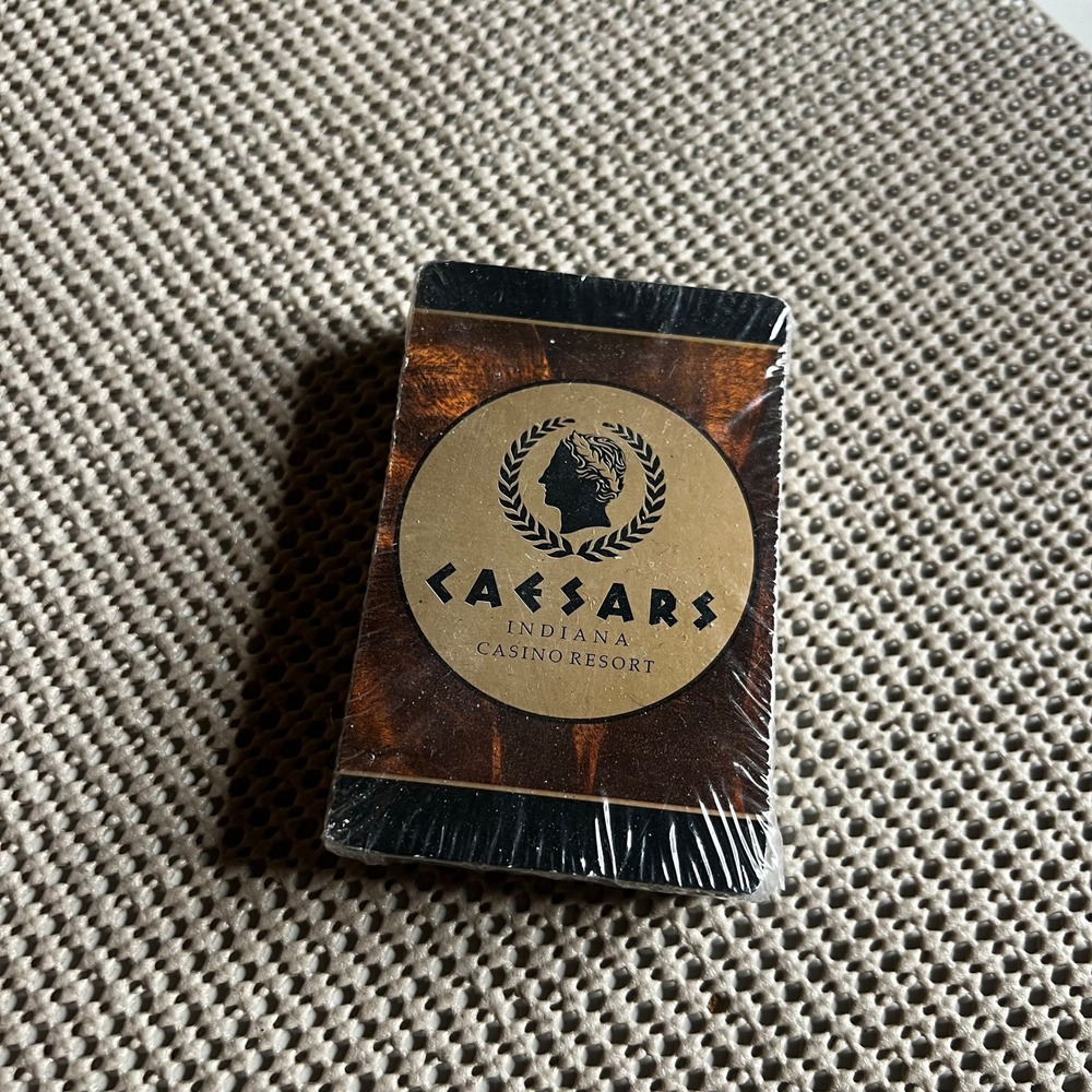 Caesars Indiana Casino Resort Playing Cards Factory Sealed Vintage Souvenir Deck
